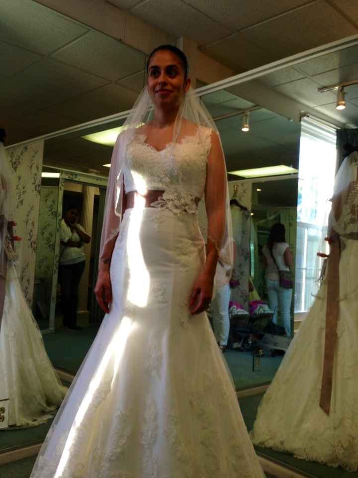 I said YES to the dress! But I'm worried (pics!)