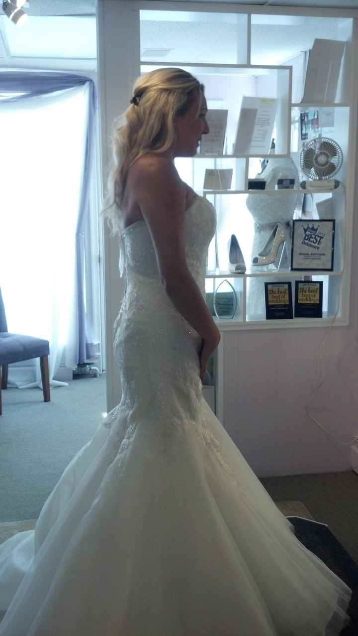 We Picked Up Her Dress!!  (PICS)
