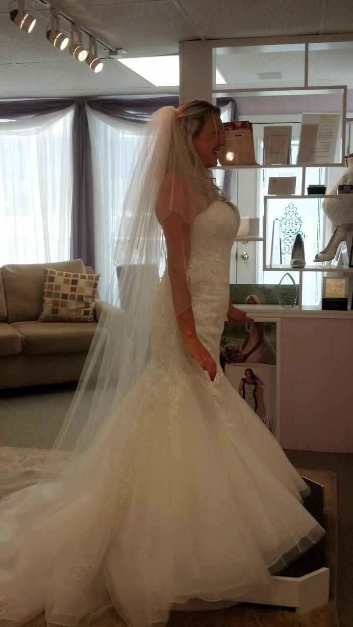 We Picked Up Her Dress!!  (PICS)