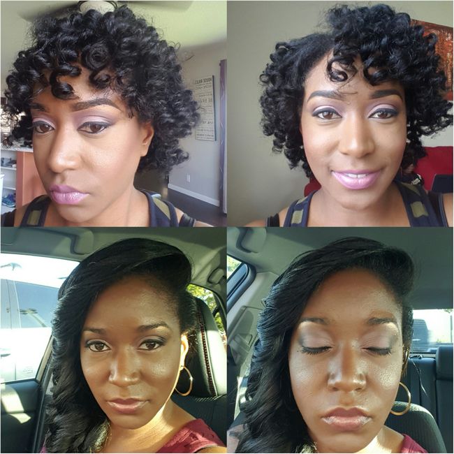 Hair trial success...jury is still out on make-up