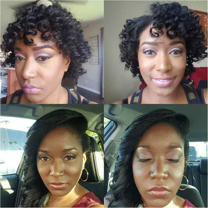 Hair trial success...jury is still out on make-up