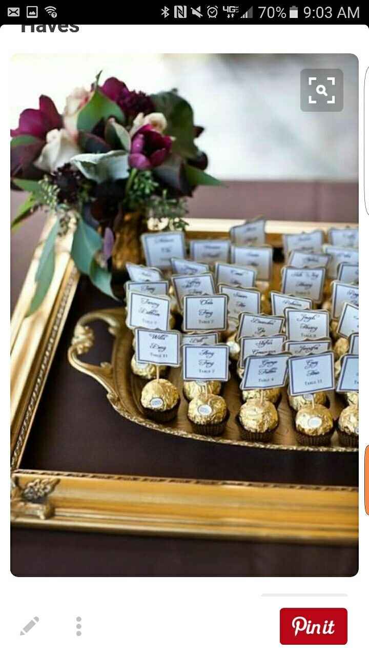 Escort Cards that Double as Favors?
