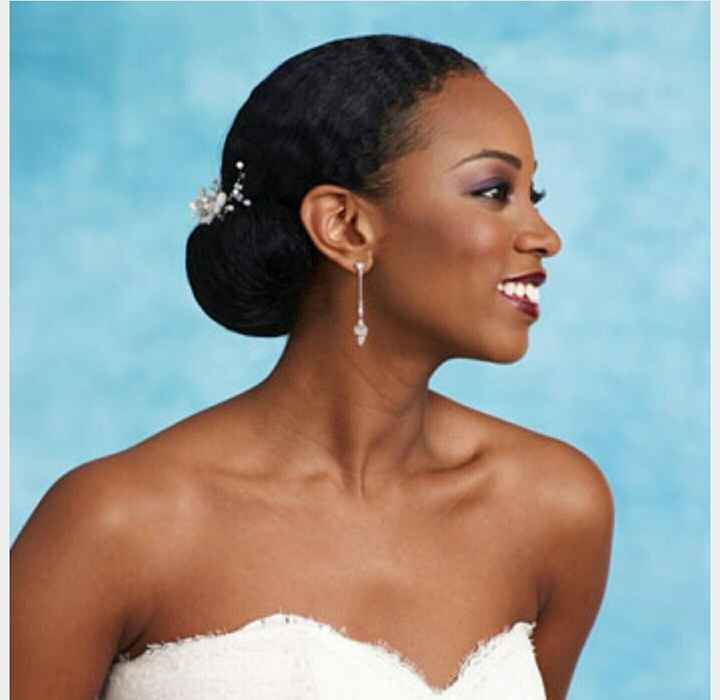 African Americans with Natural hair- what's your wedding hair style?