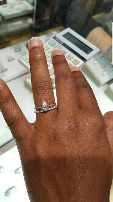 Picked out my wedding band today!! Pics