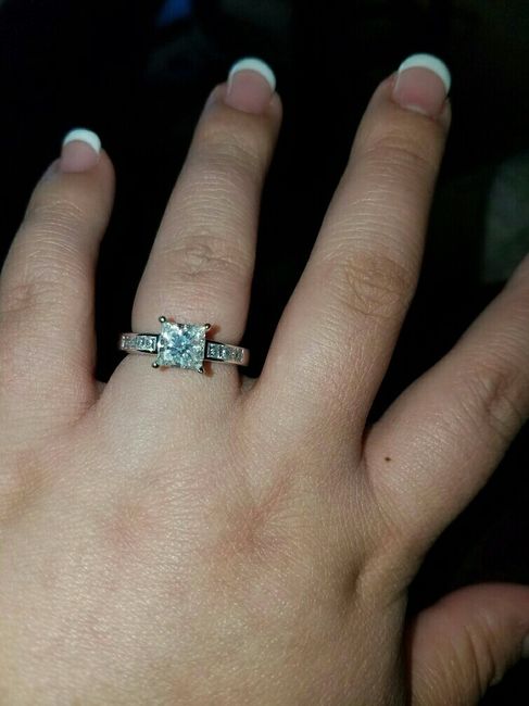 Lets see those beautiful engagement rings