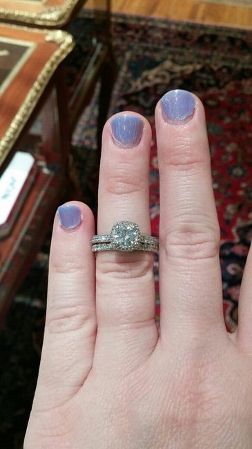 Picked out my wedding band today!! Pics
