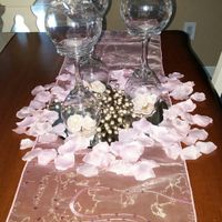 DIY centerpiece mock-up!  Opinions please. :)