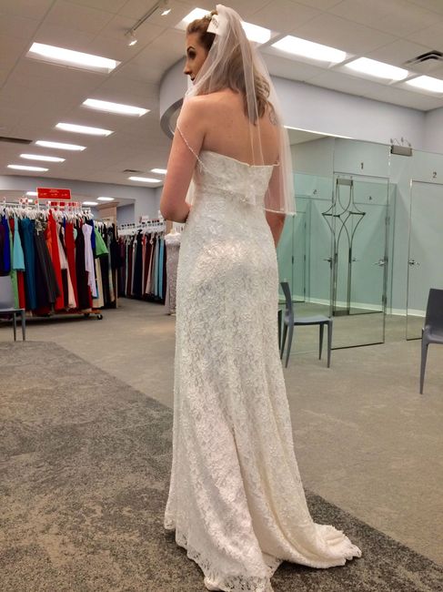 Wedding dress alterations.