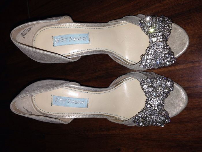 Glass slipper - show me your wedding shoes!
