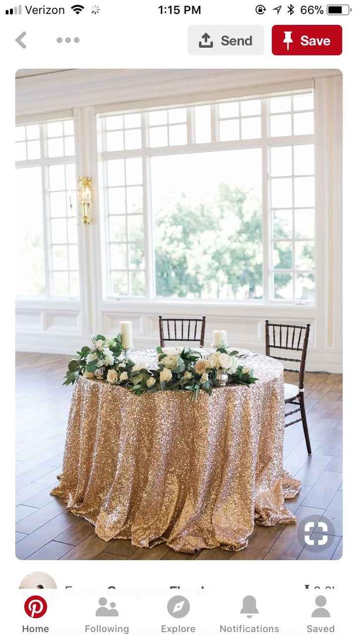 Sweetheart table - 1