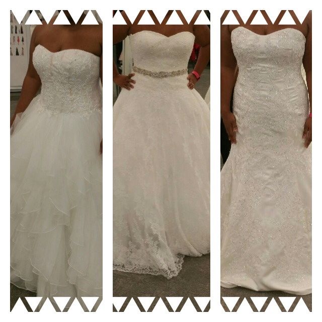 I purchased the ballgown on the left