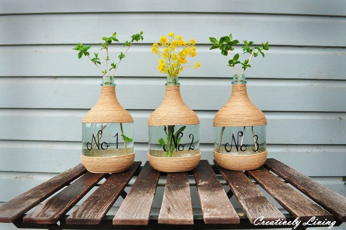 Needing Ideas: Large Empty Wine Jugs - 2