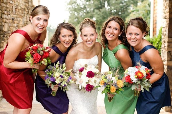 Mismatched bouquets - 2