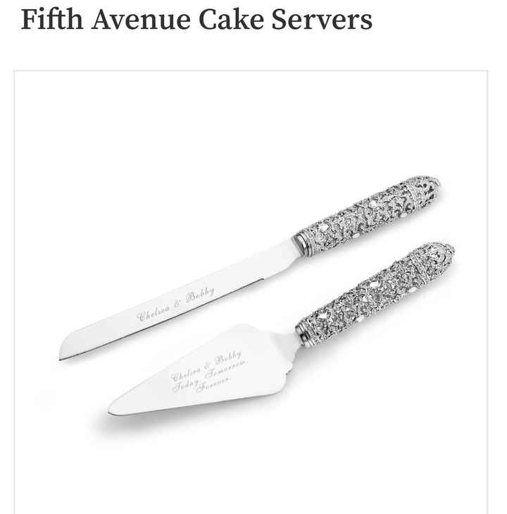 Cake knife and serving set - 1