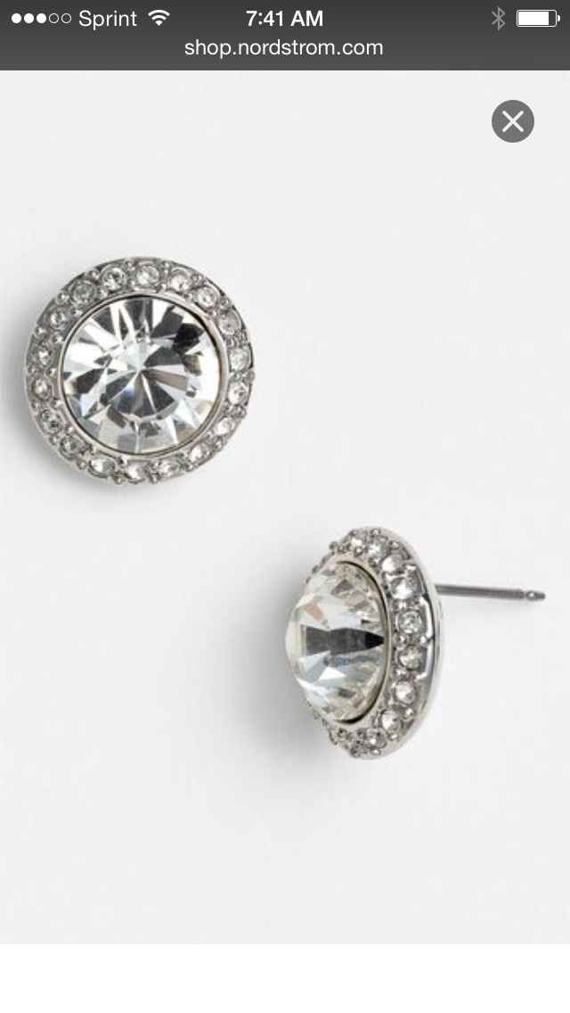 Diamond studs for my wedding