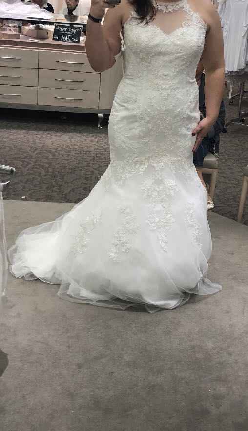 Please show your wedding dress, ladies - 1
