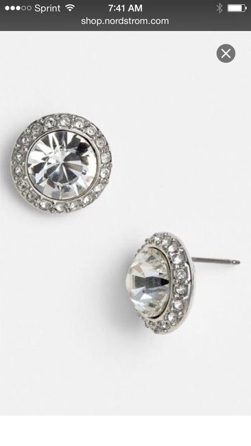 Diamond studs for my wedding