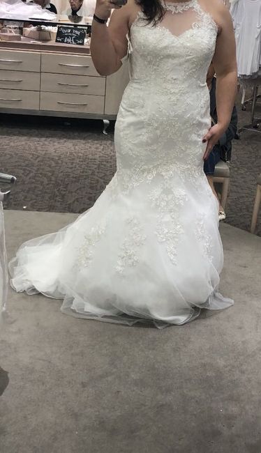 Please show your wedding dress, ladies - 1