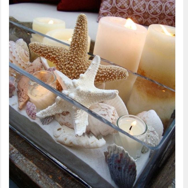 Beach/little Mermaid-themed wedding w/ not so beachy venue - 3