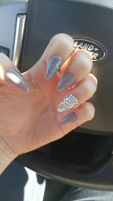Let's see those wedding nails?