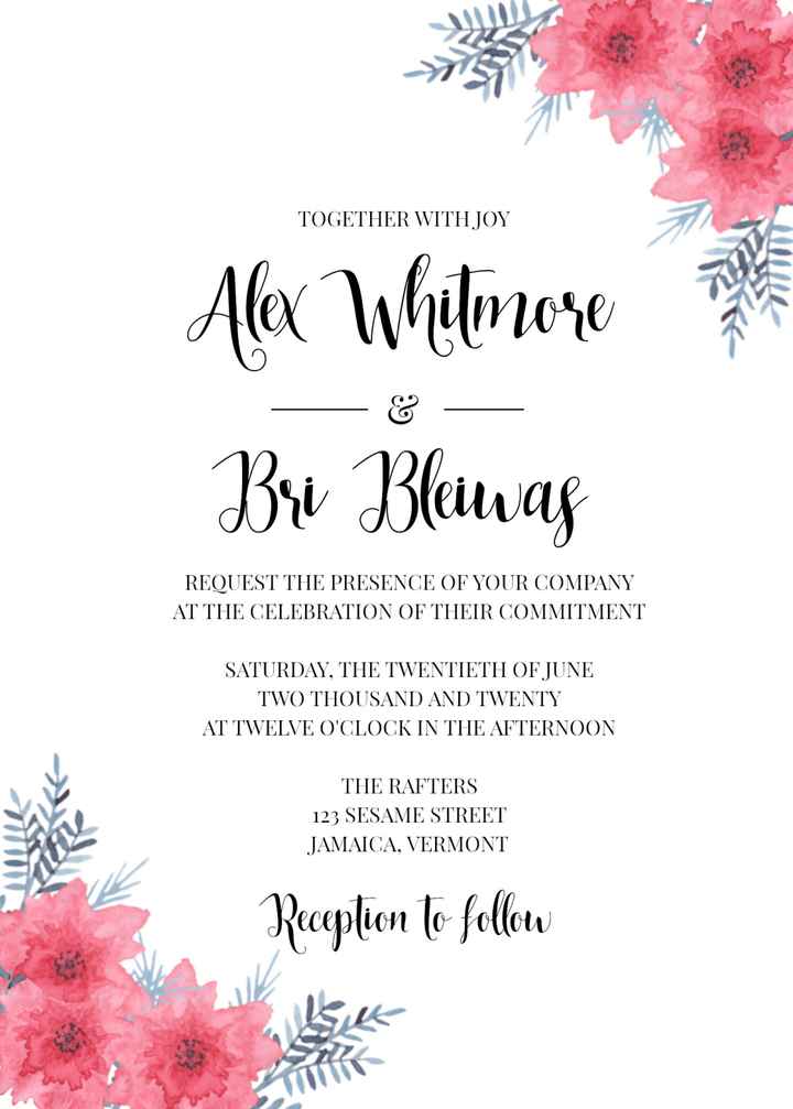 I’m making my own invitations. My fiancé thinks i could manage to sell them. Thoughts? - 3