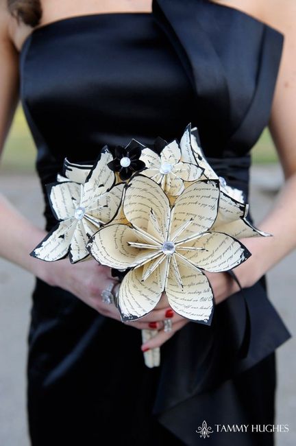 paper flowers? (bouquet and boutonnieres)
