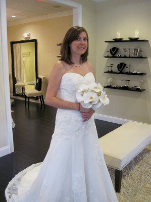 Dress shopping was easy as pie!