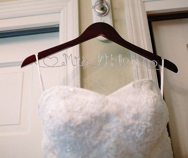 Show me you wedding dress hanger, where did you buy your hanger?