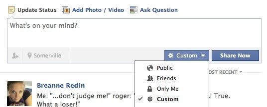 NWR: Limitation Settings On FB?