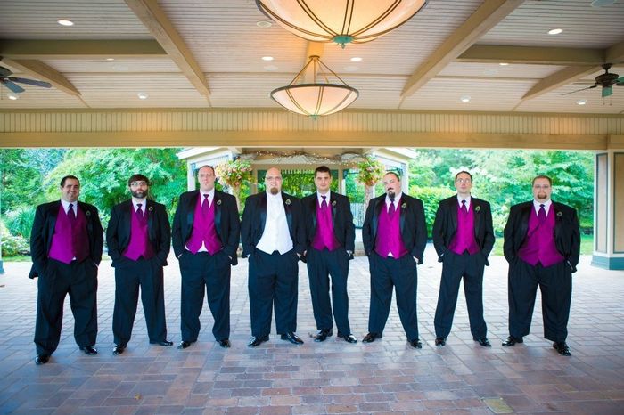 Groom in white?