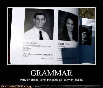 NWR:  why grammar is important