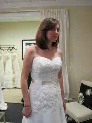 Dress shopping was easy as pie!