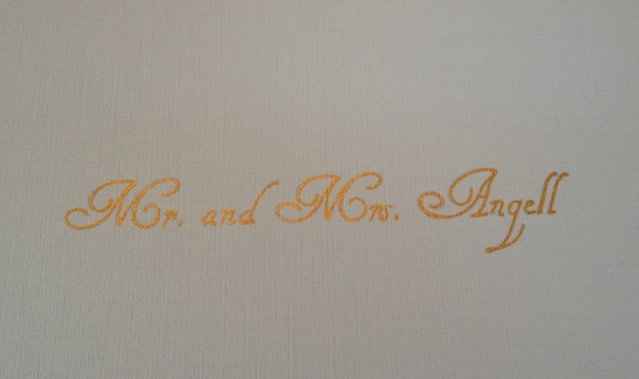 Labels on wedding invitations etiquette