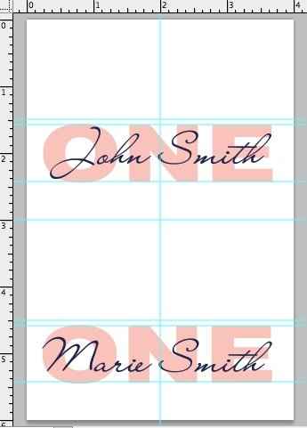 I want to make these escort cards.