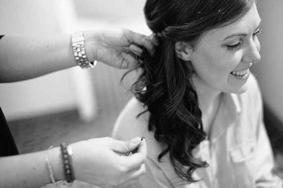 Photos of you getting ready?