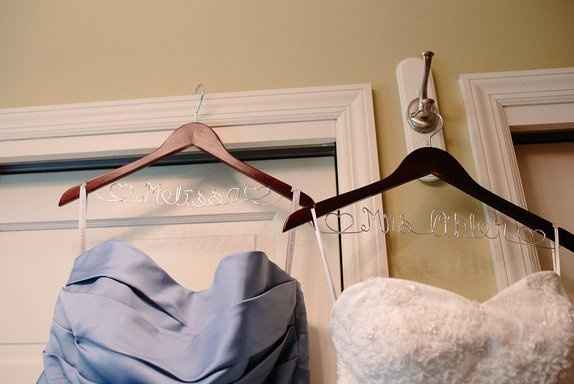Show me you wedding dress hanger, where did you buy your hanger?