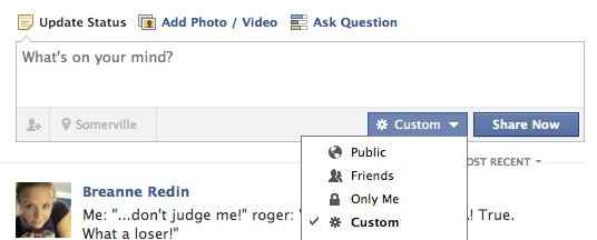 NWR: Limitation Settings On FB?