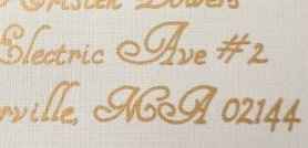 My attempt at calligraphy!