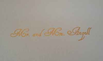 Addressing Invitations