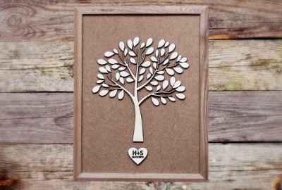 Amazing guest book tree!