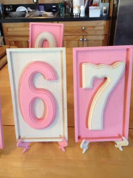 Table Numbers are finished!