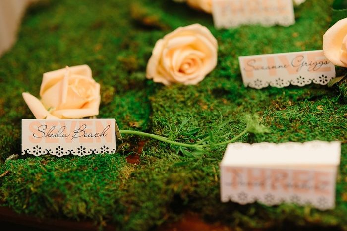 Placecards and Table Numbers