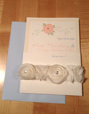 Invitation Design Process is Over.  I finally made a decision and I'm sticking to it...
