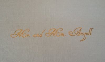 Addressing Invitations