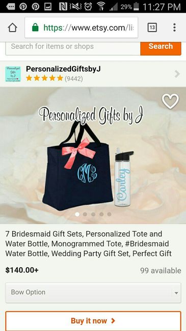 Bridesmaide Gifts