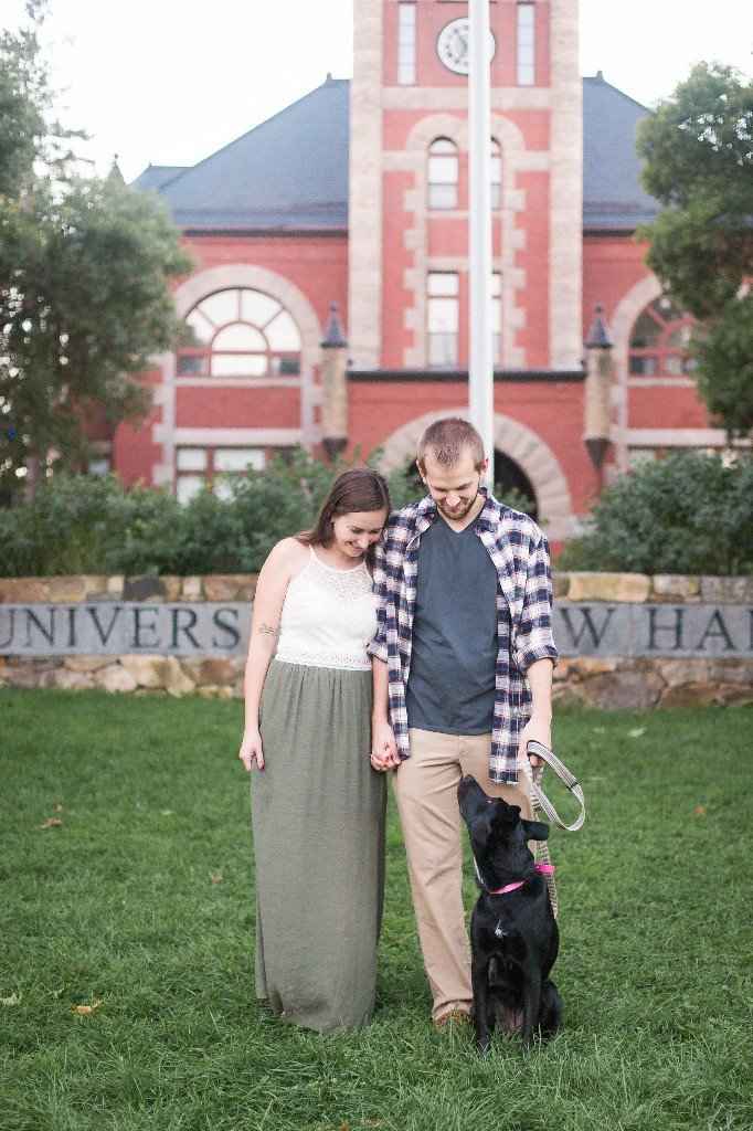 Are you including your pet in your engagement pictures? - 2
