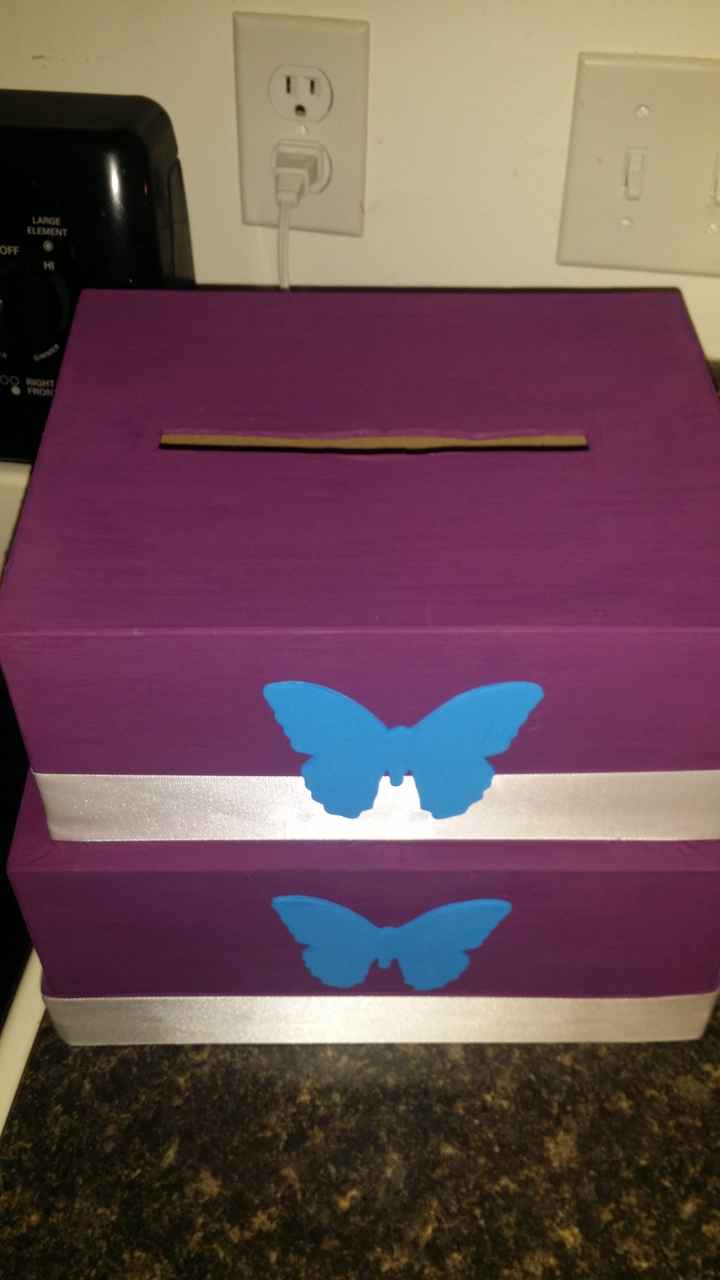Card Box Opinions (with pics) Bow, no bow, or a different bow?