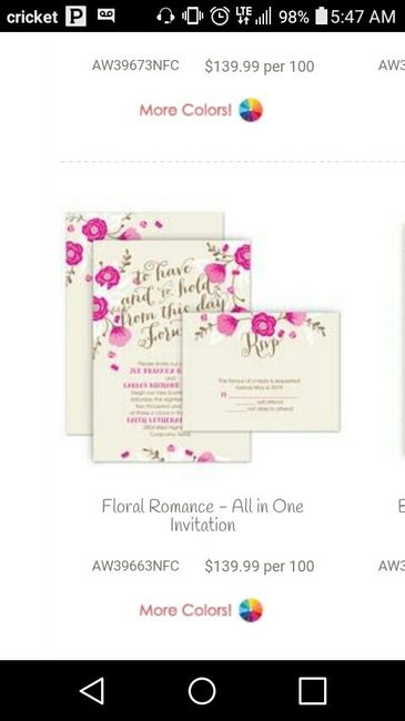 Let's see your wedding invites