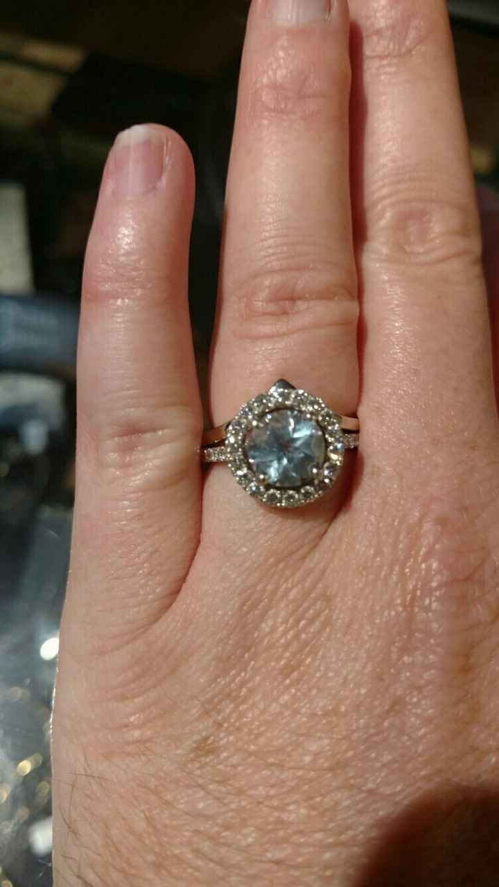 Got to try on my wedding band today!!!