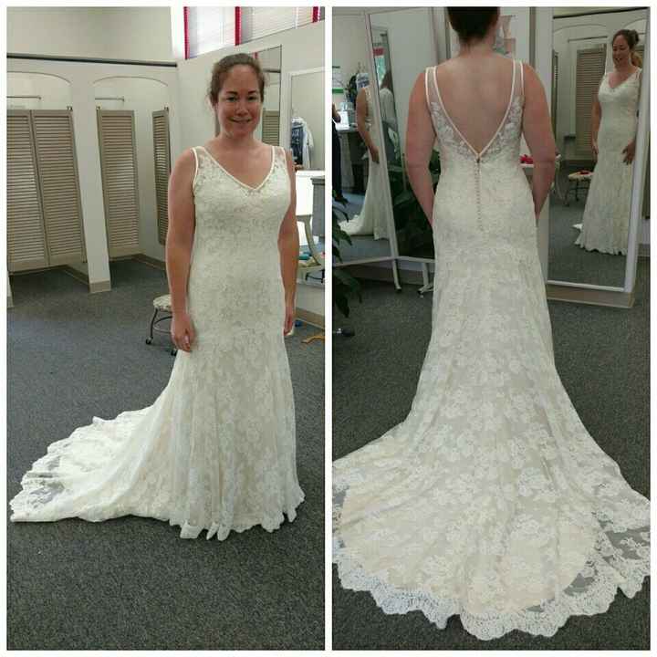Let's see your lace wedding dresses!